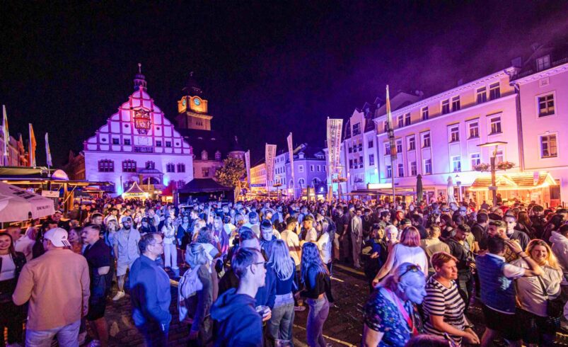 Das Plauener Spitzenfest. Foto: Dachverband Stadtmarketing Plauen e.V.