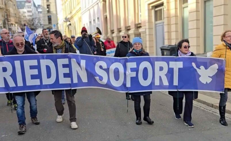 Friedensaktion-Plauen-Vogtland. Foto: D. Schlei