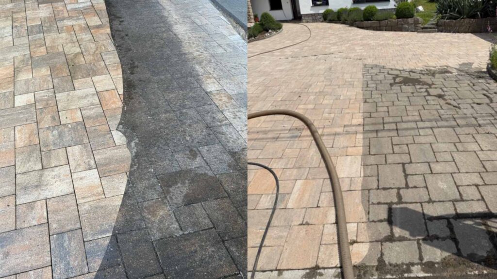 Wie neu: Der sichtbare Unterschied nach der Reinigung ist deutlich sichtbar. Fotomontage: Sebastian Höfer