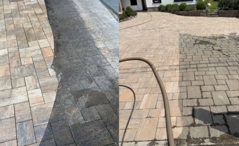 Wie neu: Der sichtbare Unterschied nach der Reinigung ist deutlich sichtbar. Fotomontage: Sebastian Höfer