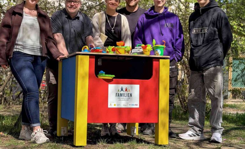 Neuer Standort für Spielzeugkiste in Plauen. Foto: Dachverband Stadtmarketing Plauen