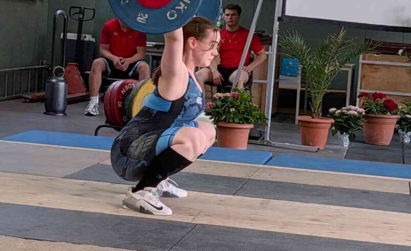 Amy Seidel im Reißen bei der IDJM
