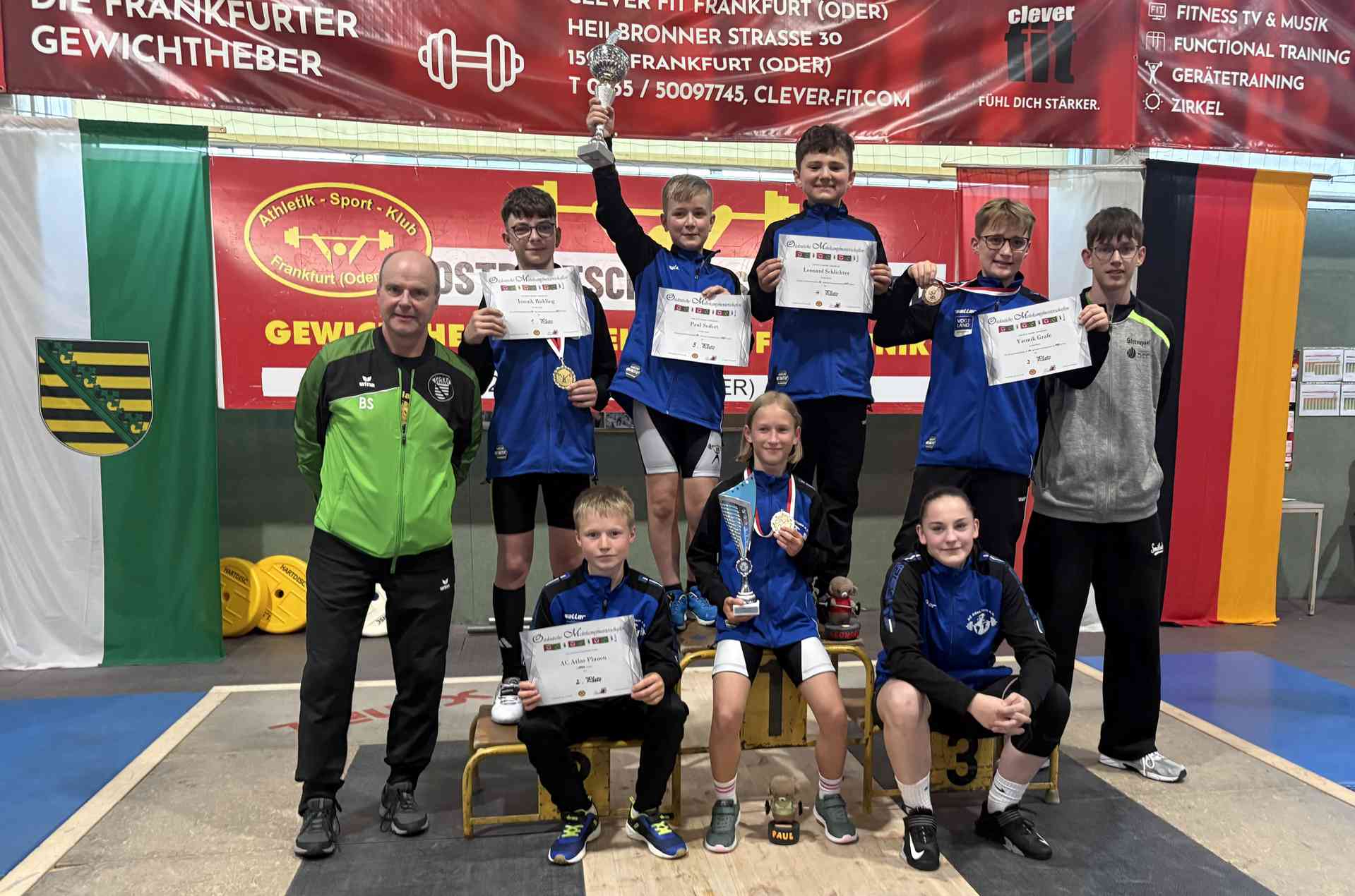 Plauen Ostdeutsche Meisterschaft: AC Atlas gewinnt zwei Titel und Silber