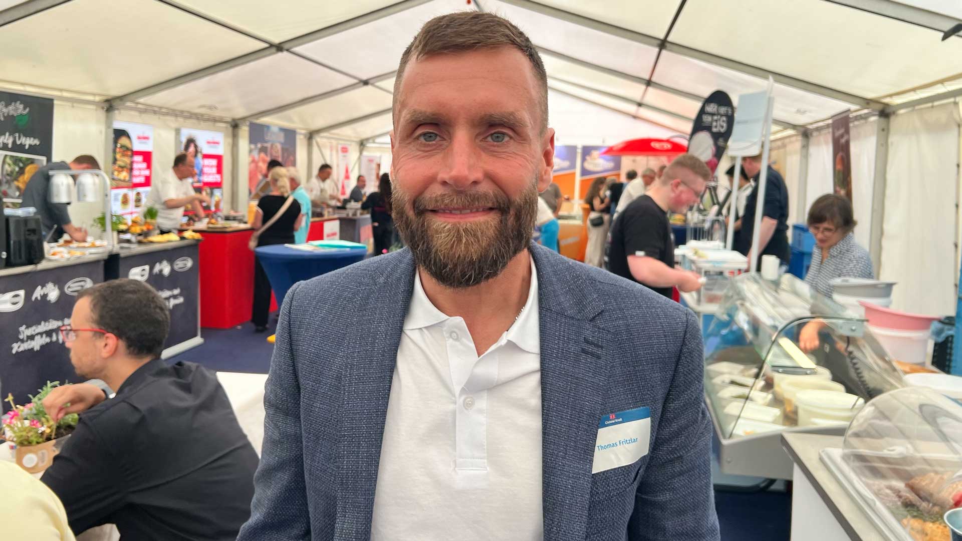 Thomas Fritzlar, Geschäftsführer vom Lebensmittelgroßhändler Christel Knoll aus Oberlosa.