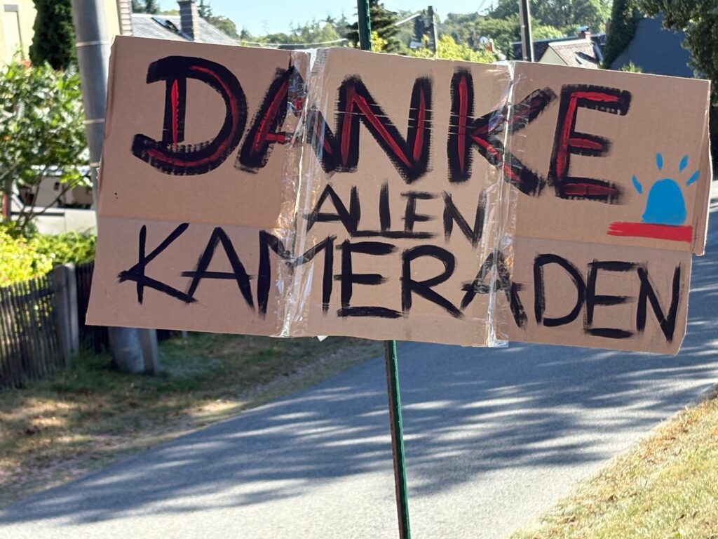 Chronologie des Großbrandes im Vogtland. Foto: Stadt Plauen
