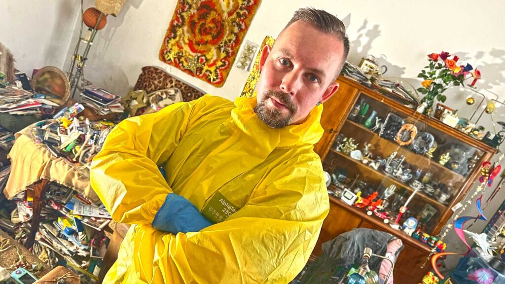 Florian Fliegner ist der Tatortreiniger von Plauen.