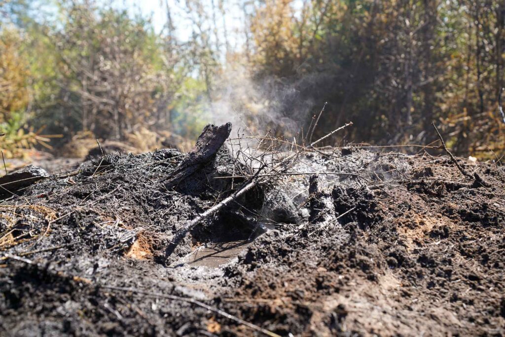 Chronologie des Großbrandes im Vogtland. Foto: Stadt Plauen