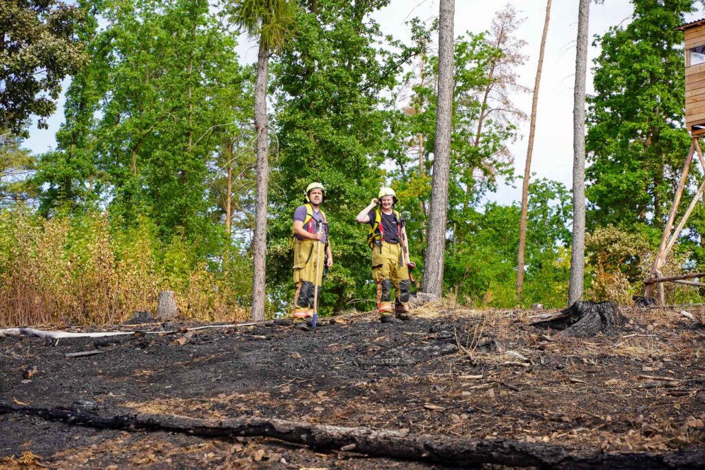 Chronologie des Großbrandes im Vogtland. Foto: Stadt Plauen