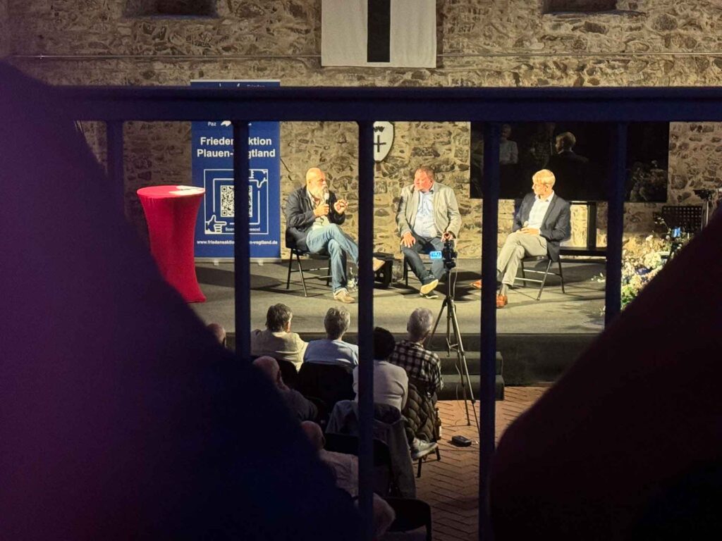 Diskussionsabend im Komturhof beleuchtet Rolle von Medien, Algorithmen und Debattenkultur. Foto: M. Reißmann